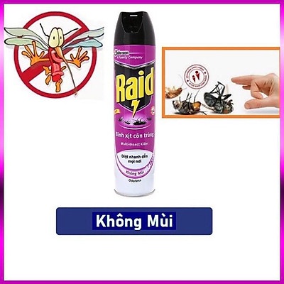 Bình xịt côn trùng Raid chai 600ml