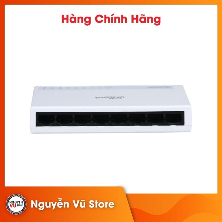 Thiết bị mạng Switch Ethernet Dahua DH-PFS3008-8ET-L (8-Port Desktop Fast) - Hàng chính hãng