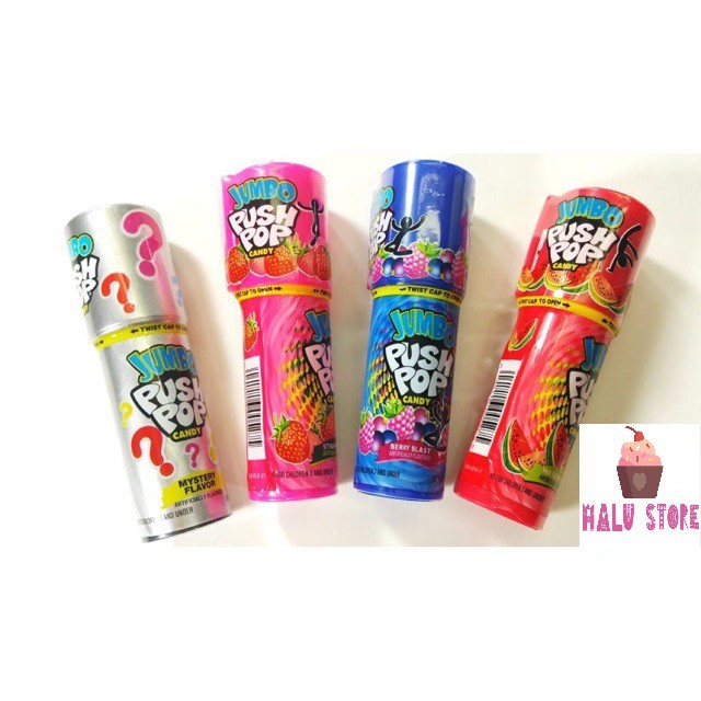 [Tổng hợp các loại] Kẹo son Push Pop loại nhỏ Mỹ 14g