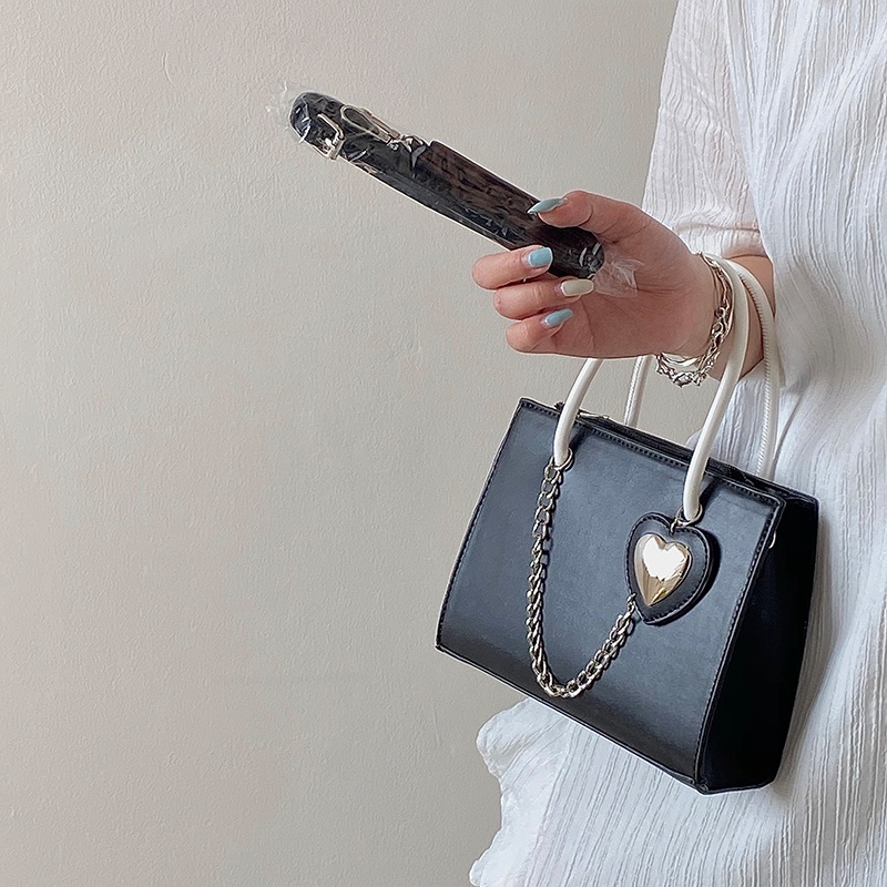 Túi xách IELGY hình vuông phối dây xích thời trang cho nữ