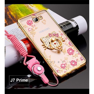 Ốp lưng Samsung J7 Prime dẻo hình hoa