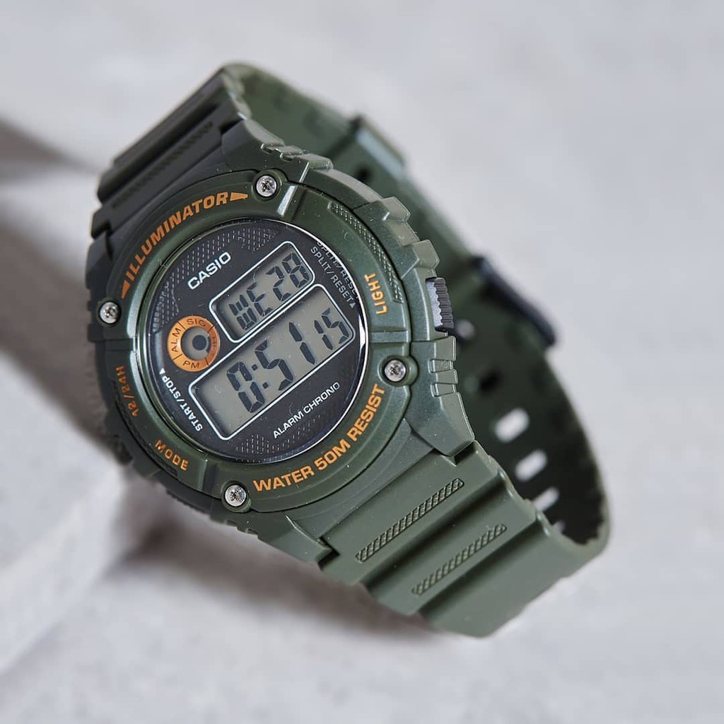 Đồng hồ Casio Nam W-216 chính hãng bảo hành 1 năm Pin trọn đời | BigBuy360 - bigbuy360.vn