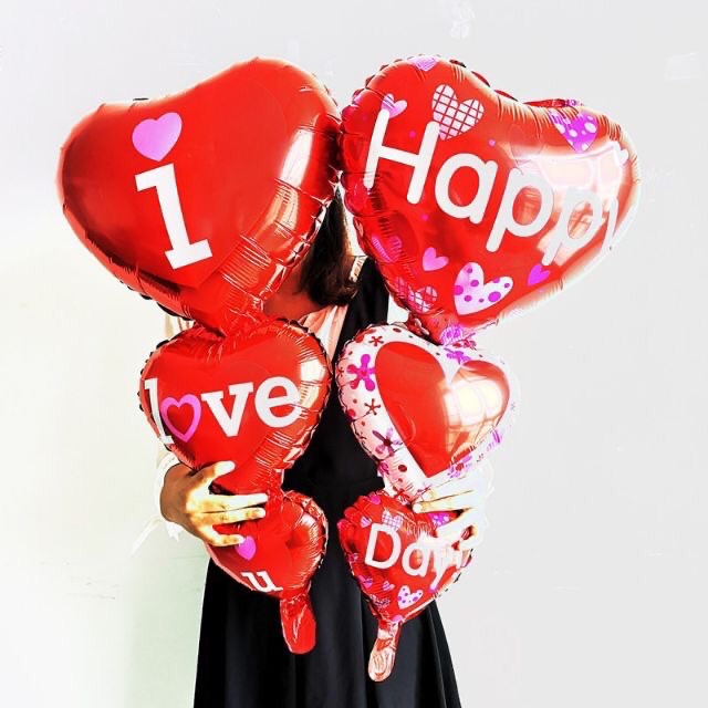 Bóng trái tim 3 tầng i love you