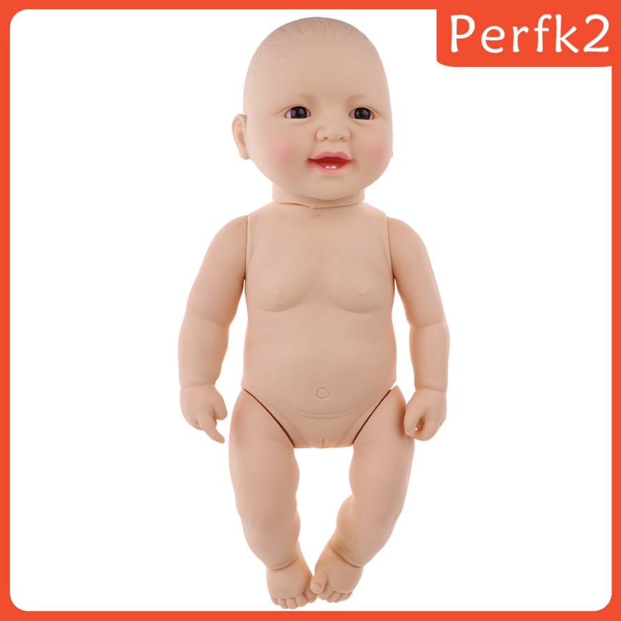 50cm Real Life Soft Vinyl Reborn Baby Girl Doll Model DIY Toy Accessory Gift