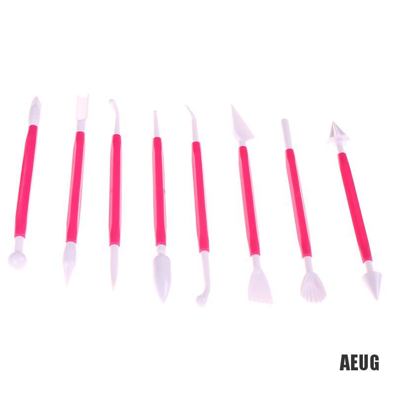 Set 8 Dụng Cụ Tạo Họa Tiết Trang Trí Bánh 16 Kiểu Tiện Dụng