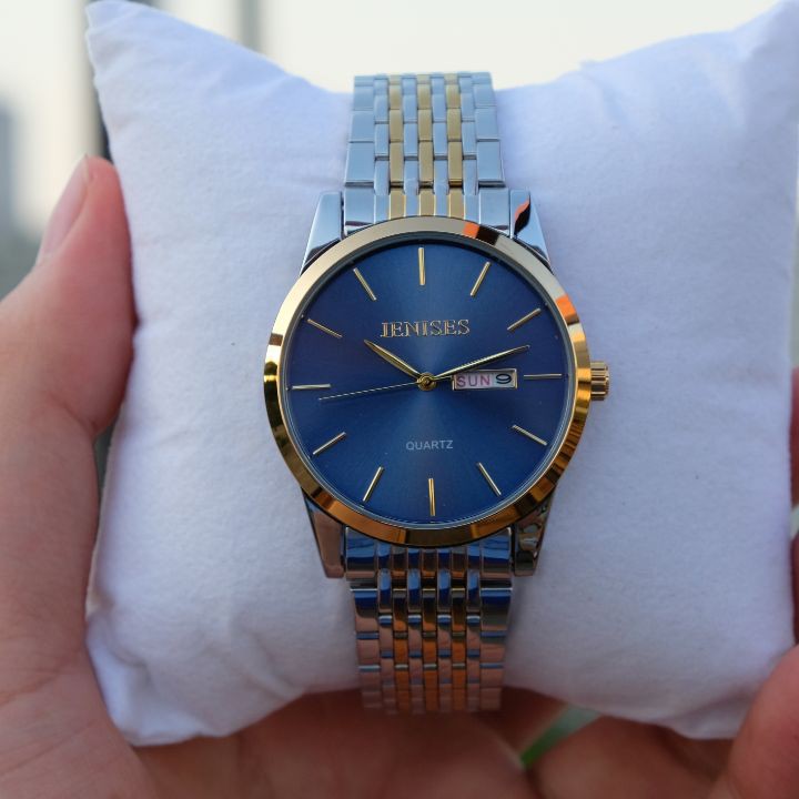 Đồng Hồ Nam Cao Cấp JENISES JAPAN J2v Lịch Khung Thép Không Gỉ [SALE GIÁ SỐC] | BigBuy360 - bigbuy360.vn