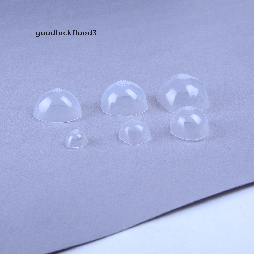 Mũ đội tóc giả bằng silicon 3 - 10inch cho búp bê BJD 1 / 3 1 / 4 1 / 6 1 / 8 1 / 12