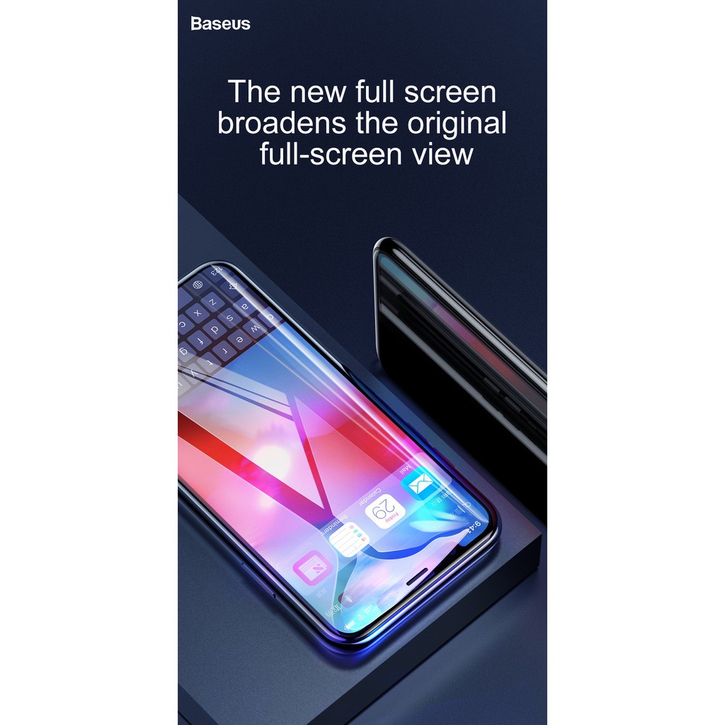 Kính cường lực iPhone XR 0.3 mm 5 lớp 4D kín màn Rigid-edge hãng Baseus