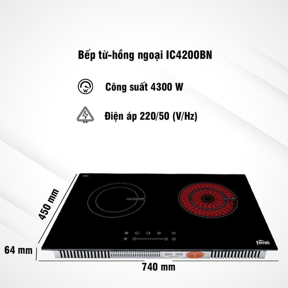 Bếp điện từ Ferroli IC4200BN