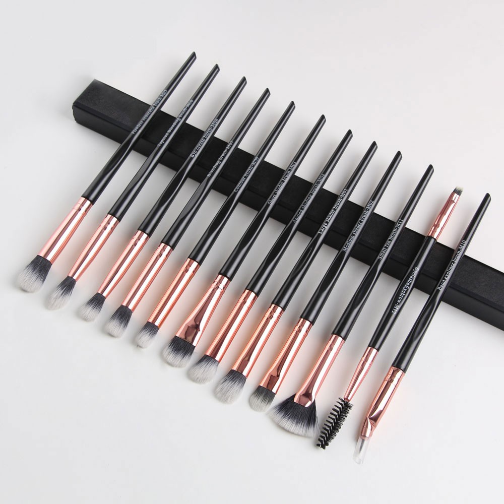 Set 12 cọ trang điểm MAGEFY đánh phấn nhỏ gọn chất lượng cao