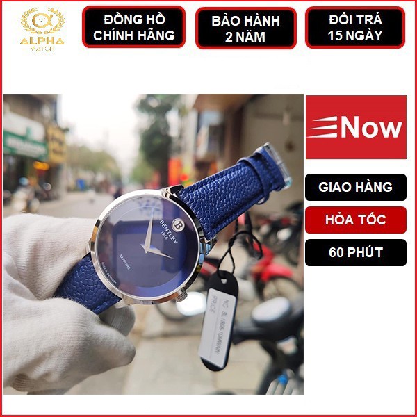 Đồng hồ nam dây da mặt kính chống xước Bentley BL1808 BL1808-10