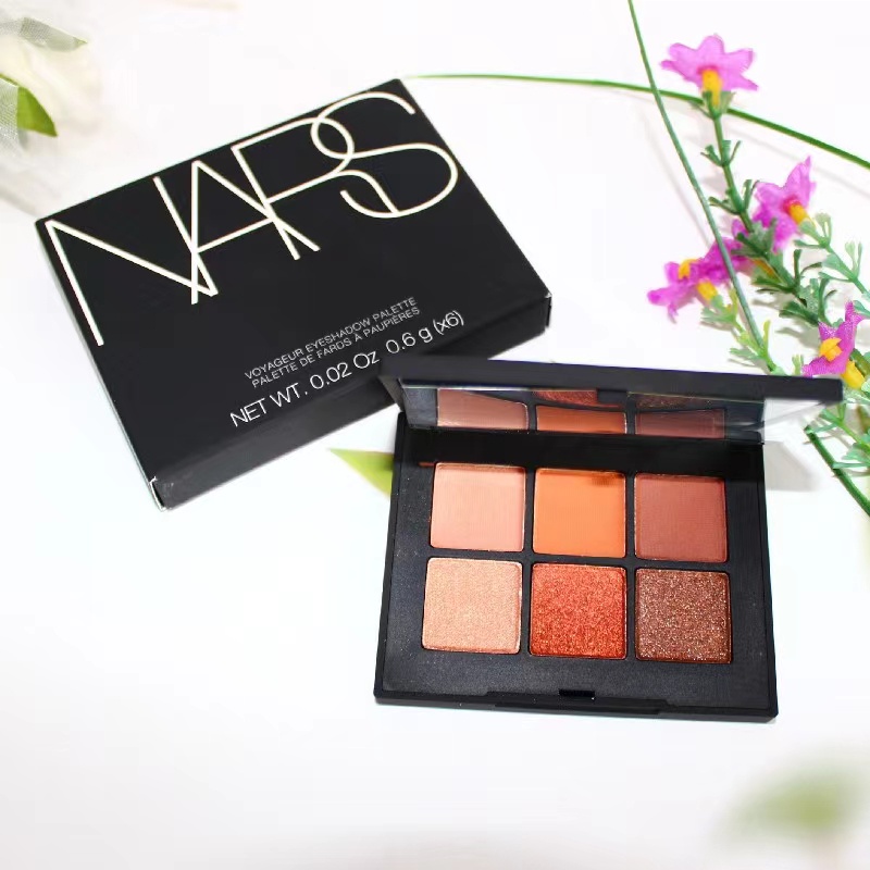 Bảng Phấn Mắt Nars Sáu Màu Sắc Tông Lì / Hiệu Ứng Ngọc Trai Lấp Lánh Trang Điểm Đa Năng