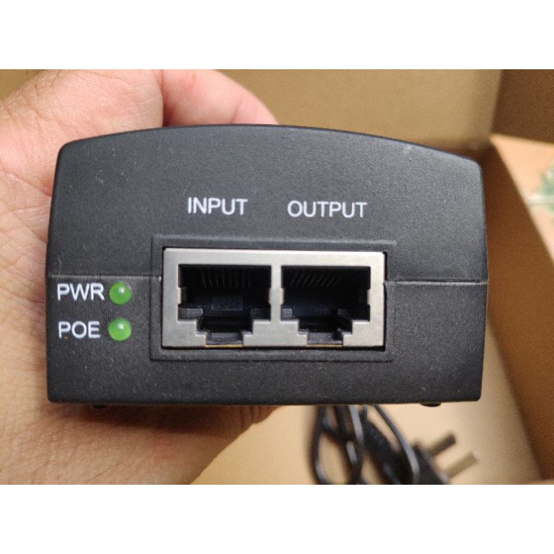 Bộ Adapter cấp nguồn POE chuẩn LAN Gigabit 48v-0.5A