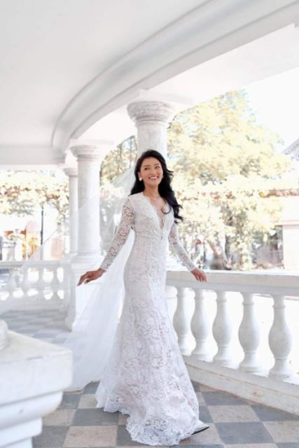 Đầm cưới 2 chi tiết