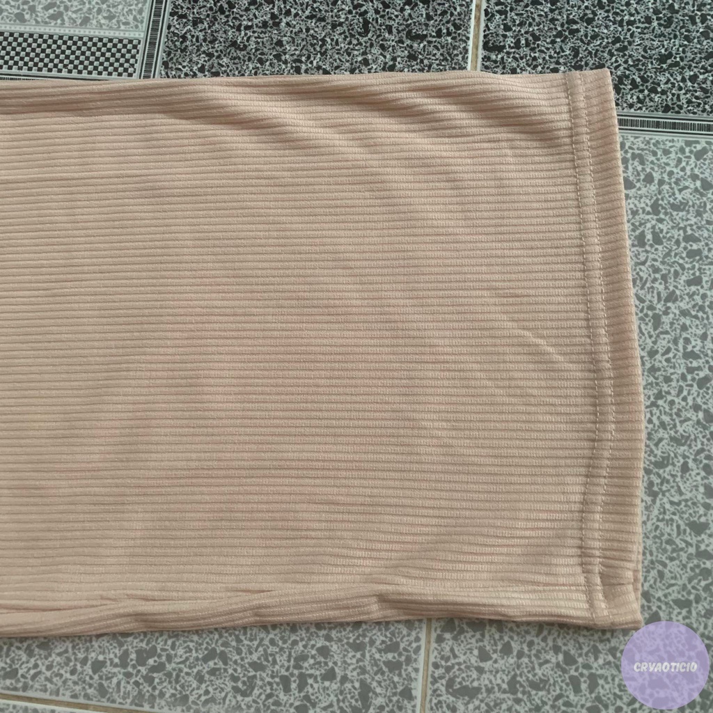 Quần gân ống rộng co dãn dáng suông trơn màu basic ulzzang cryaotic10