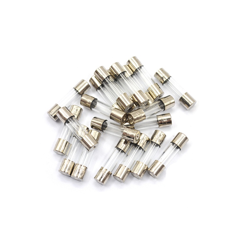 Set 100 Cầu Chì Thủy Tinh 5x20mm 250V F0.5A 1A 1.5A 2A 2.5A 3A 4A 5A 6A 7A 8A 9A 10A 12A 15A 20A 25A 30A
