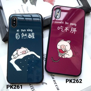 [FSS09JAN-Hoàn 20% xu] Ốp kính hình đôi heo xinh - iPhone 6/6S - 6 Plus/ 6S Plus - 7/ 8 - 7 Plus/ 8 Plus - X/ XS/ XS Max