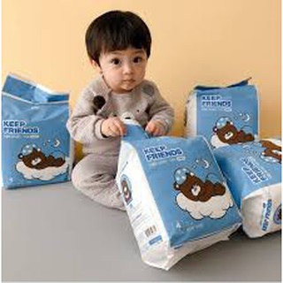 Bỉm ENBLANC KEEP FRIENDS Nội Địa Hàn Quốc (Mẫu Mới 2020) Đủ Size Dán/Quần S40/M32/L28/XL24