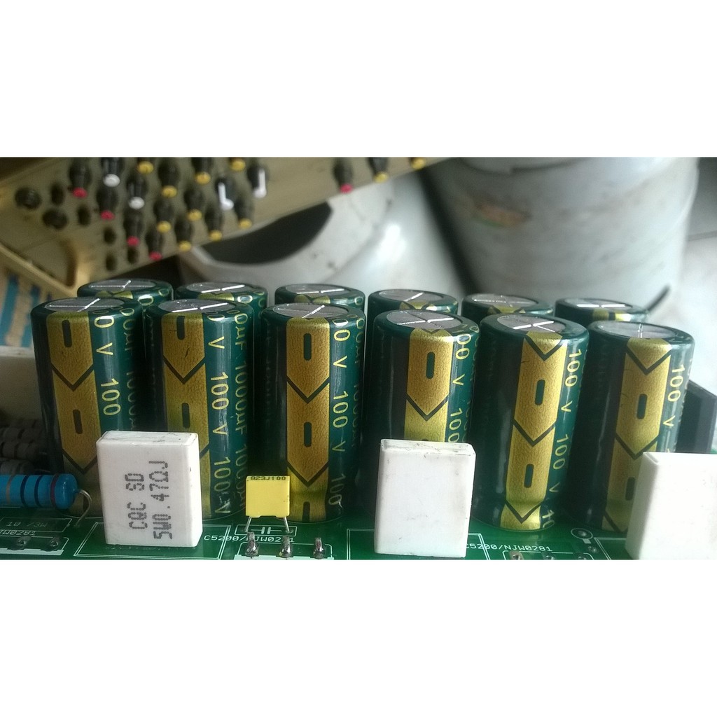 Mạch công suất 16 sò liền nguồn