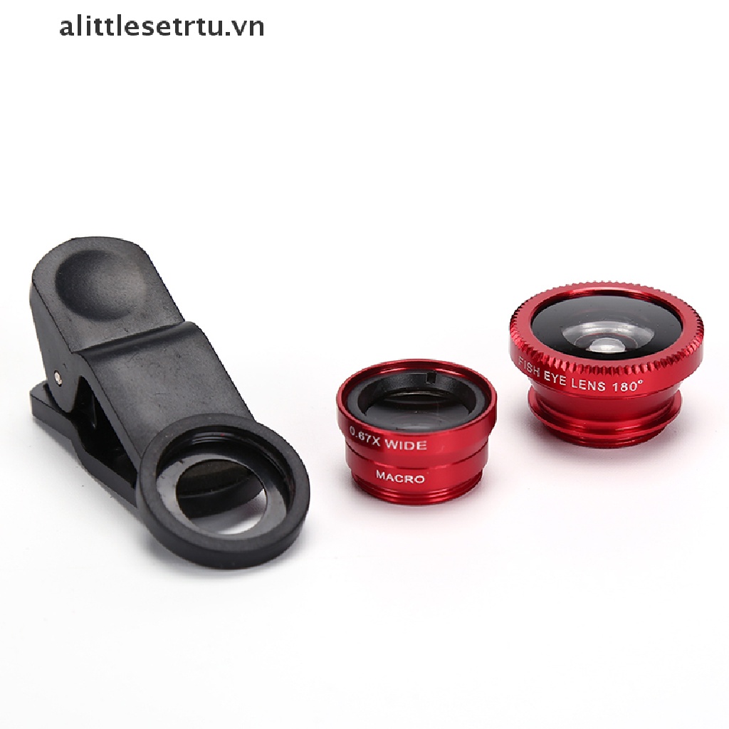 Thấu Kính Macro Góc Rộng 0.67X 3 Trong 1 Dạng Kẹp Tiện Dụng Cho Điện Thoại Di Động
