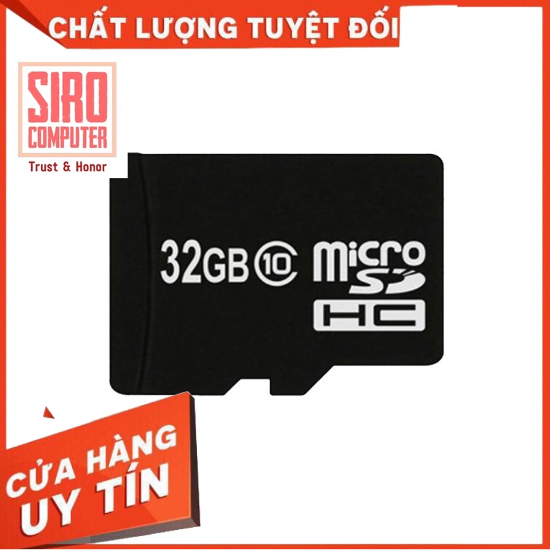 Thẻ nhớ Micro SDHC Class 10 32GB cho điện thoại, camera