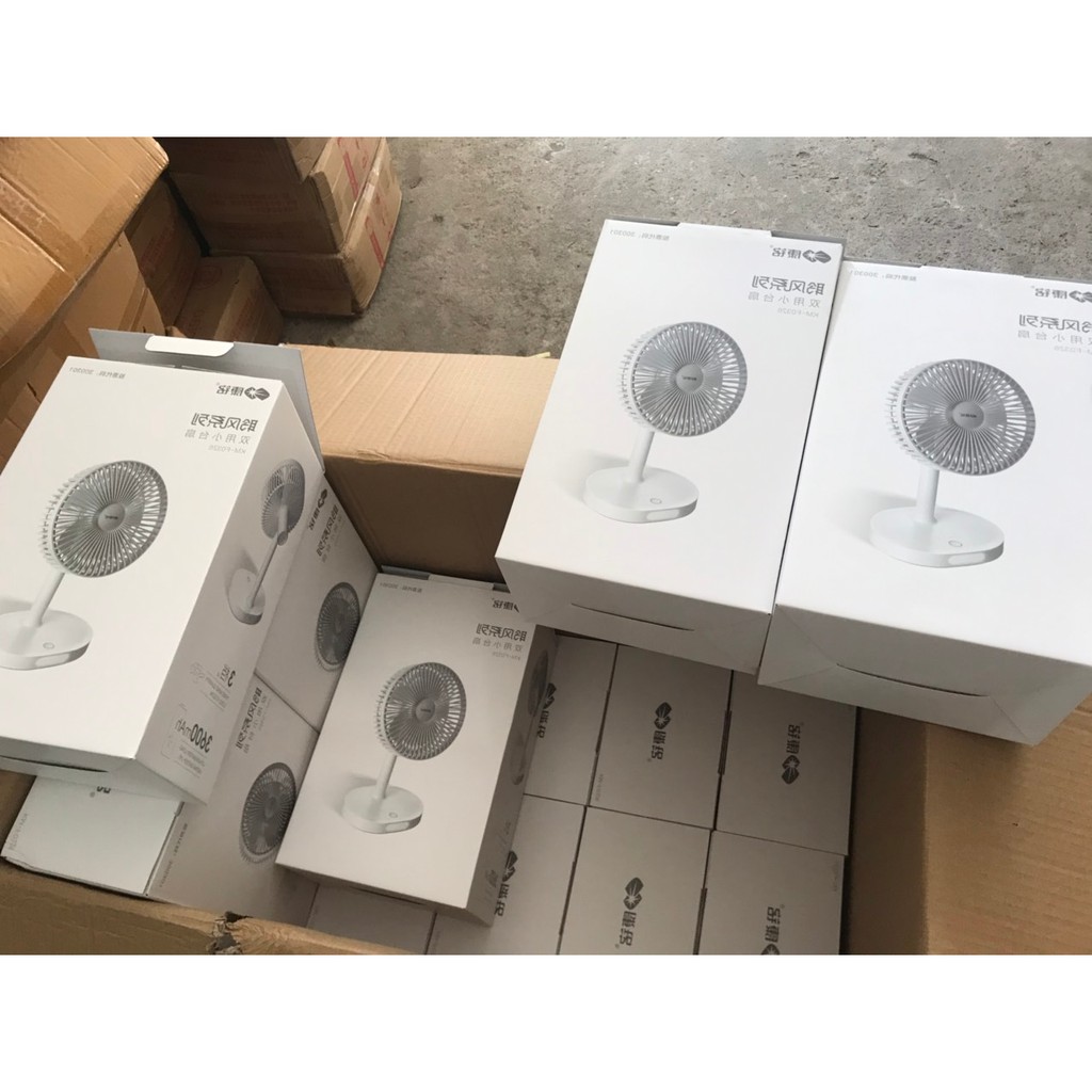 Quạt tích điện để bàn chạy 12 tiếng, KM F0326. | BigBuy360 - bigbuy360.vn