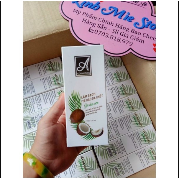 Tẩy Tế Bào Chết Sợi Dừa Non A Cosmetics