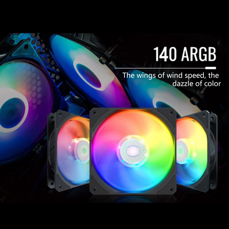 Quạt tản nhiệt CPU máy tính 140mm ARGB RGB 5V 3PIN