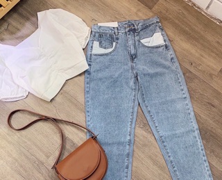 QUẦN JEANS ỐNG SUÔNG