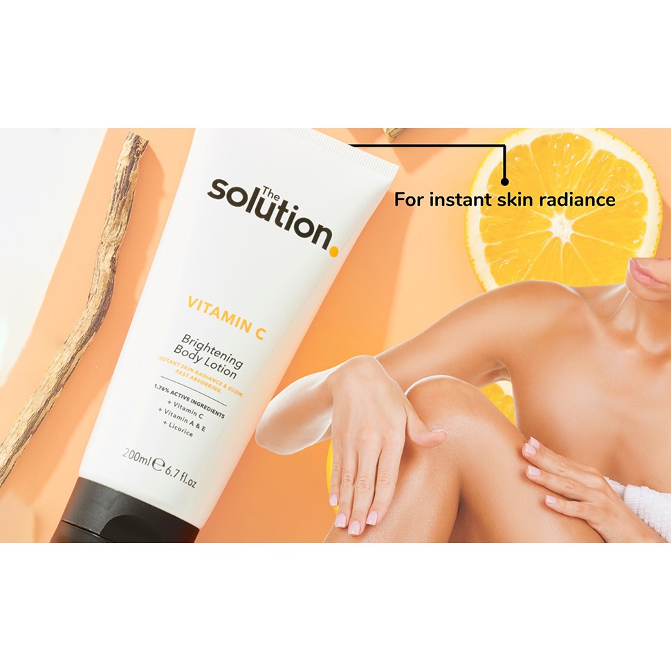 Dưỡng thể trắng sáng The Solution Vitamin C Brightening Body Lotion 200m