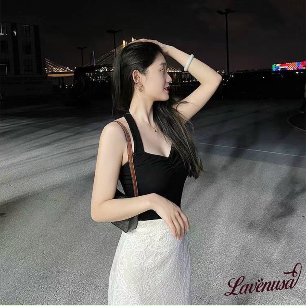 Áo yếm nữ nhún dáng ôm co giãn gợi cảm quyến rũ freesize LAVENUSA AL60