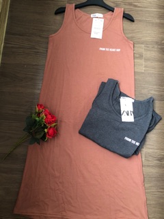Váy Bầu Maxi sát nách siêu đẹp 💋 hàng QC💋freeship