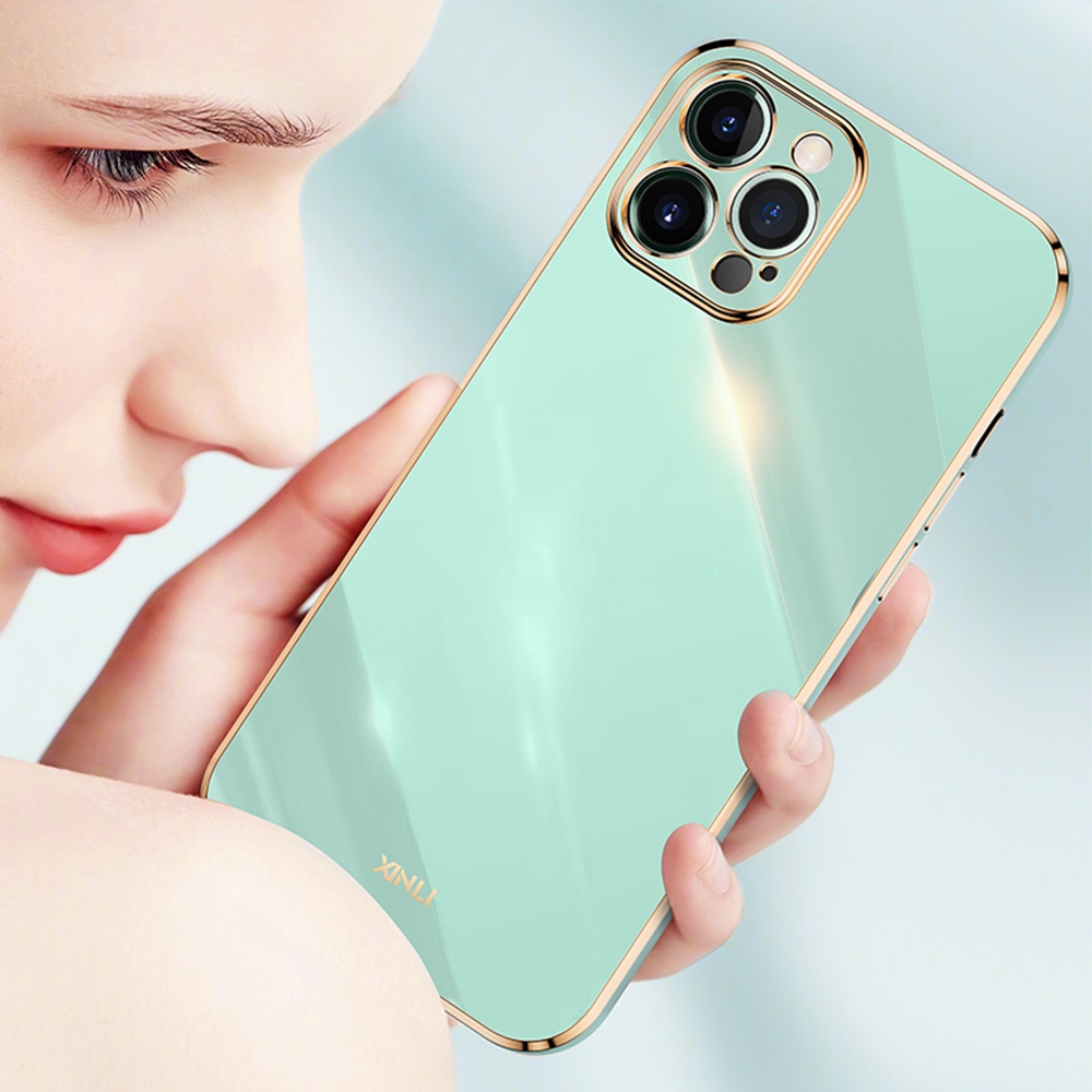 Ốp điện thoại Lenuo cho iPhone 13 Pro 13 Pro Max 12 Pro Max 13 Mini TPU dẻo mềm mạ sang trọng chống sốc