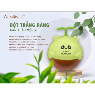 BỘT TRẮNG RĂNG CAM THẢO MỘC VỊ ALMONDS