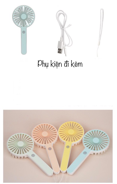 Quạt cầm tay siêu nhẹ mini chính hãng Yase siêu mát f23