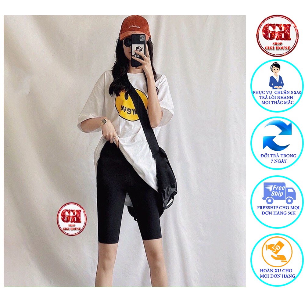 Quần Legging Lửng Choobe Cạp Chun Vải Cao Cấp Thun Ngố Nữ Co Giãn Tốt Dáng Ôm GiGiHouse-QLegging