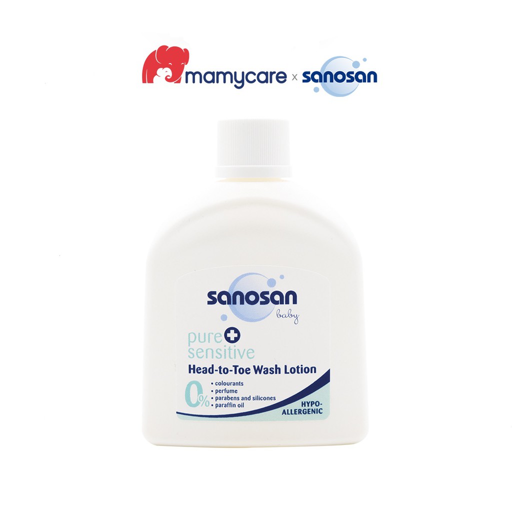 Sữa tắm gội dịu nhẹ Sanosan cho bé da chàm thể tạng và nhạy cảm - MAMYCARE
