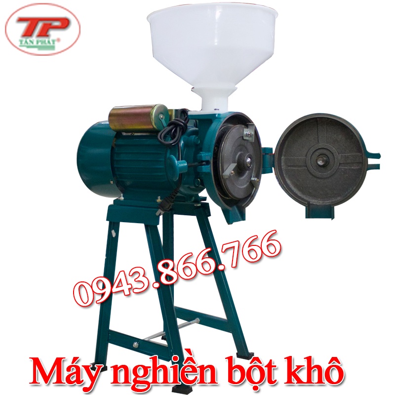 Máy xay bột khô đa năng nghiền các loại hạt ngũ cốc và gạo motor 2,2kw