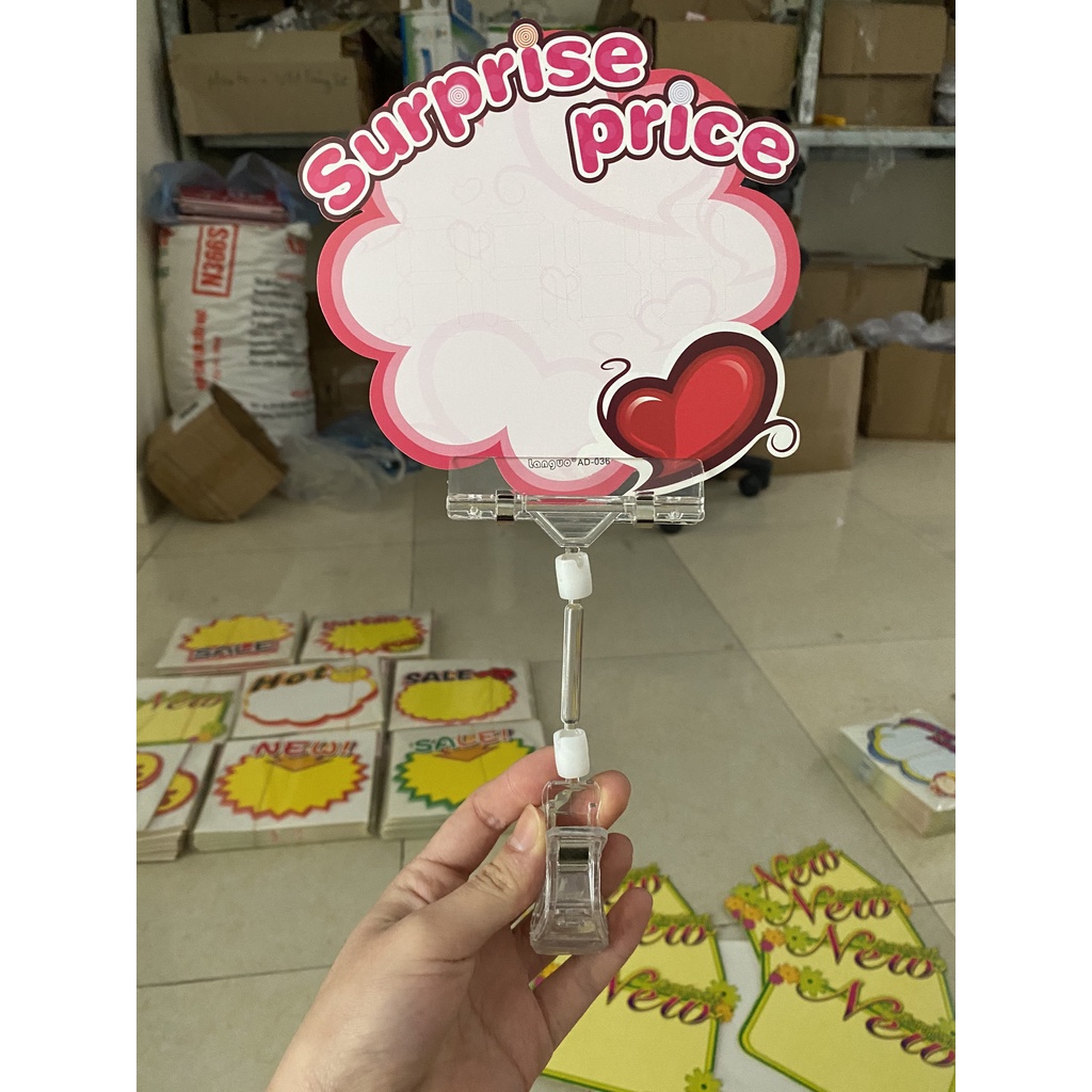 Túi giấy sale 10 tờ, in hoạ tiết bắt mắt, trang trí shop