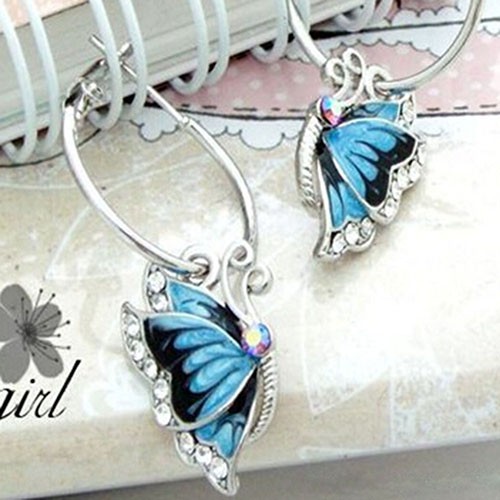 1 Đôi Bông Tai Dạng Vòng Thời Trang Cho Nữ