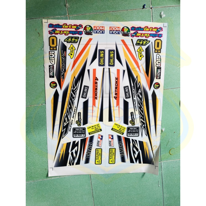 ( Quí khách vui lòng mang ra tiệm cho thợ dán ) Tem SIRIUS IN DECAL TRONG 23213