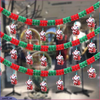 3m giáng sinh banner đồ dùng trang trí giáng sinh mặt dây thả đồ trang trí ngày lễ đảng ông già noel lễ hội trang trí âm trần bố trí cờ
