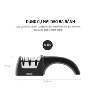 Dụng Cụ Mài Dao 3 Lớp Lock&Lock CKK112 (255 x 53 mm)