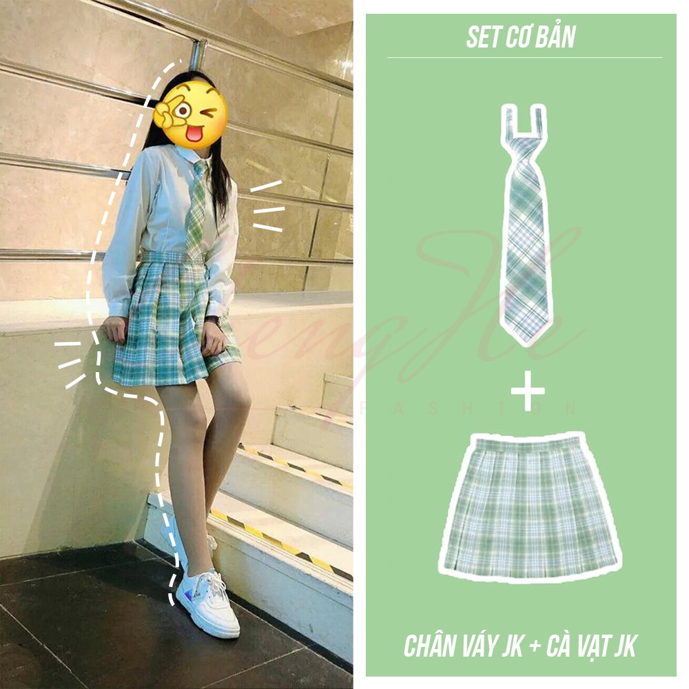 Cà Vạt Nữ Cavat Nhiều Màu Xinh Xắn Phong Cách JK Học Sinh Nhật Bản N00011