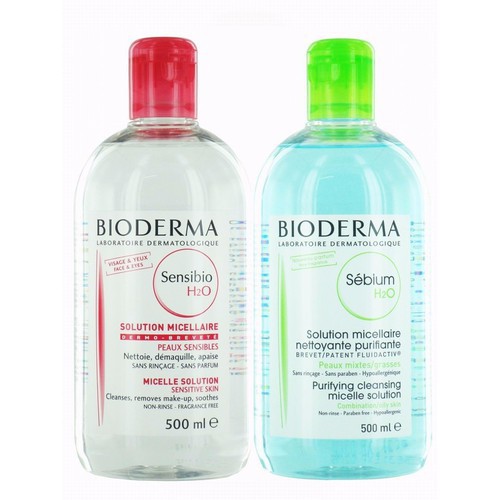 Nước Tẩy Trang Bioderma Dành Cho Mọi Loại Da Sensibio H2O 500ml