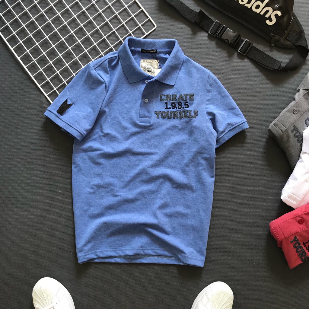 Áo Thun Nam thêu chữ