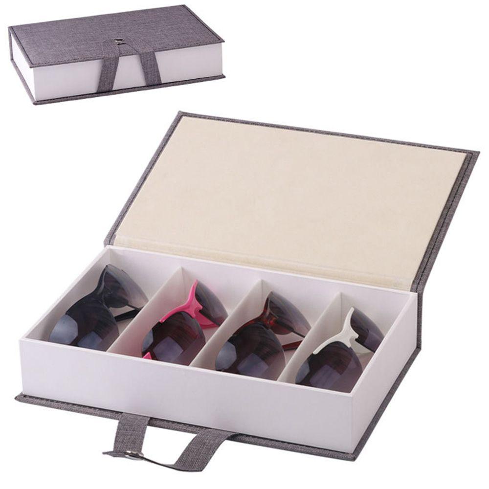 Lilyes Hộp Đựng Mắt Kính Đọc Sách 4 Ngăn Hình Quyển Sách Thời Trang Nhỏ Gọn