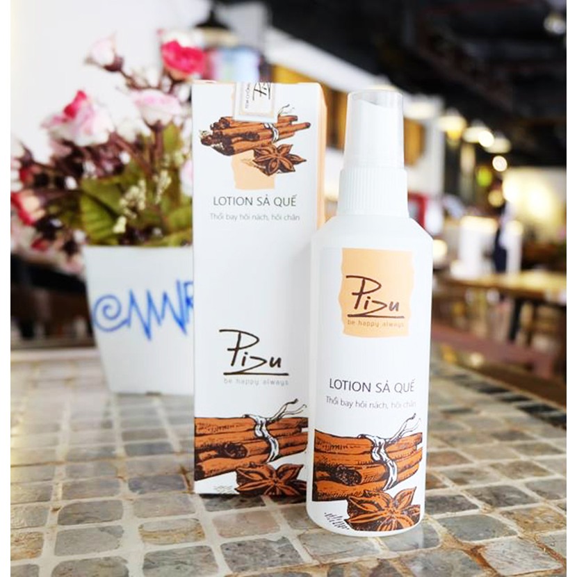 Trị hôi chân hôi nách Lotion sả quế Pizu