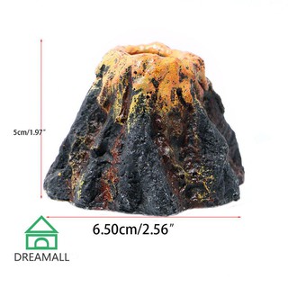 Mô hình núi lửa phun sương trang trí bể cá