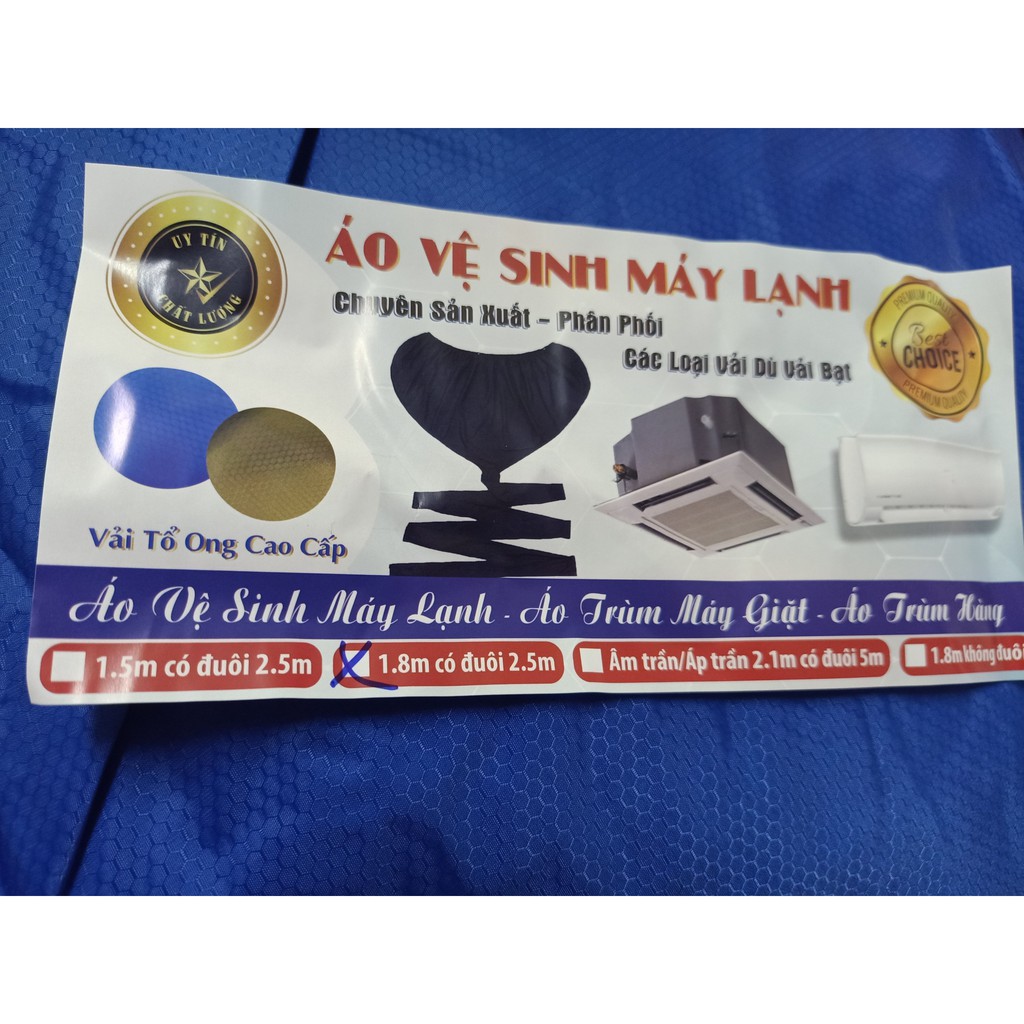 Áo bảo dưỡng điều hòa/ máy lạnh - LOẠI CAO CẤP